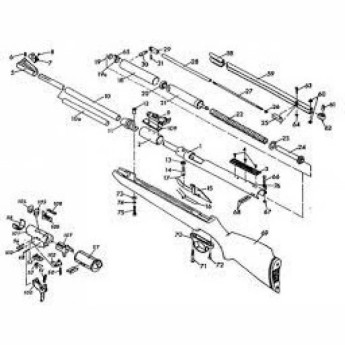 Модуль регулировки длины приклада CROSMAN 525X